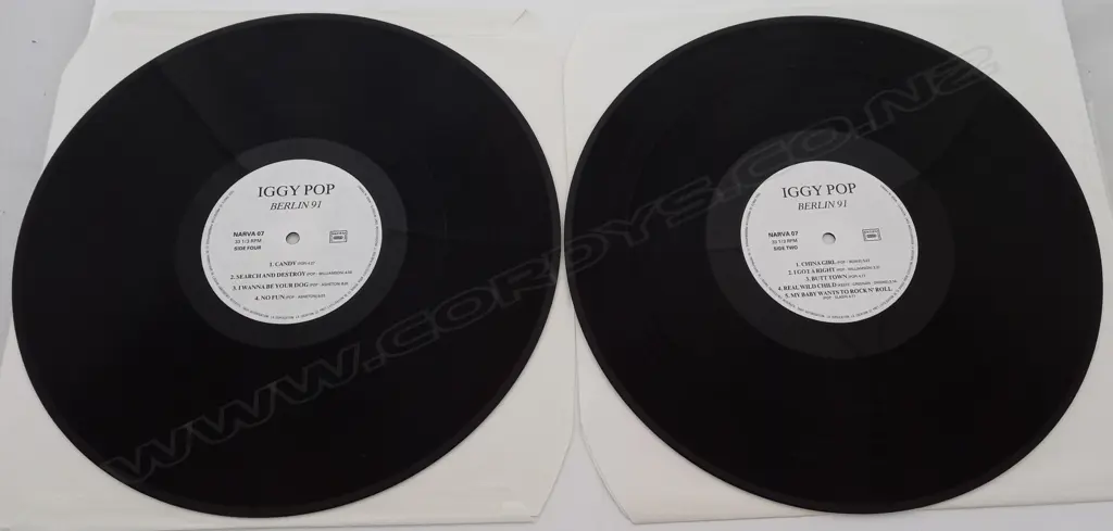 Iggy Pop, Berlin 91, (Double Album) Image 1++
